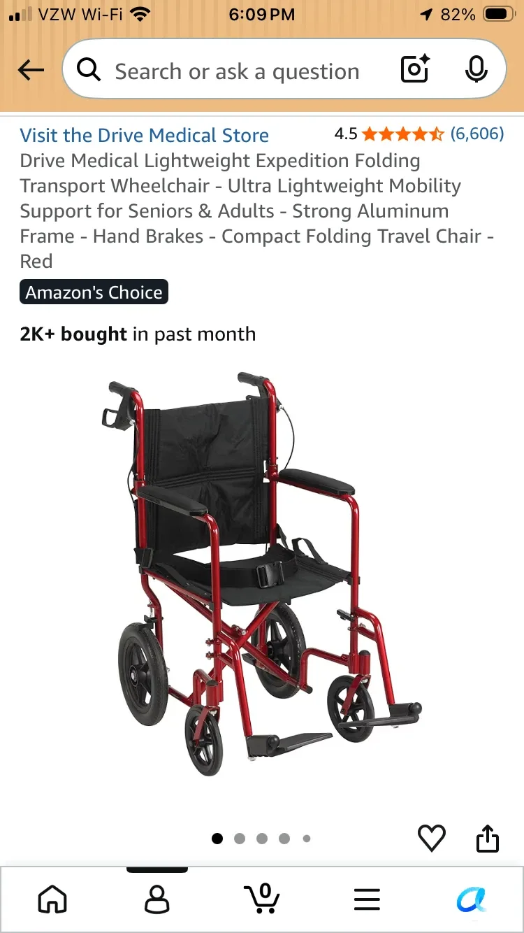 Brand New Portable wheelchair