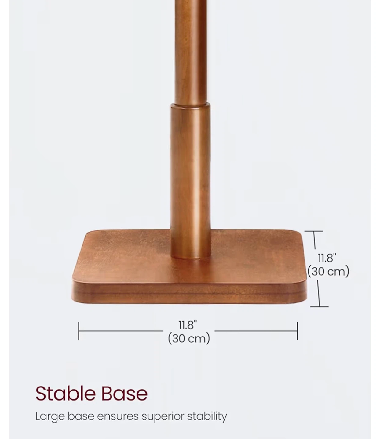 Wooden Coat Rack Tree Stand - photo 2
