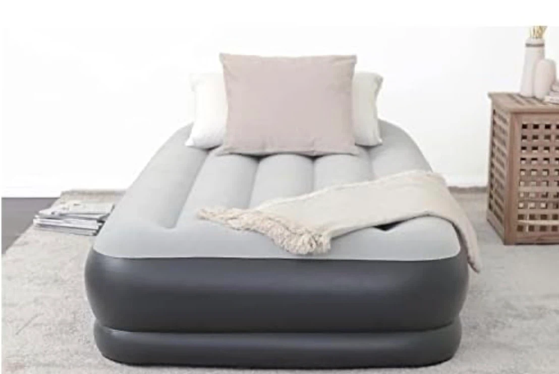 SLEEPLUX Durable Inflatable Air Mattress with Built-in Pump