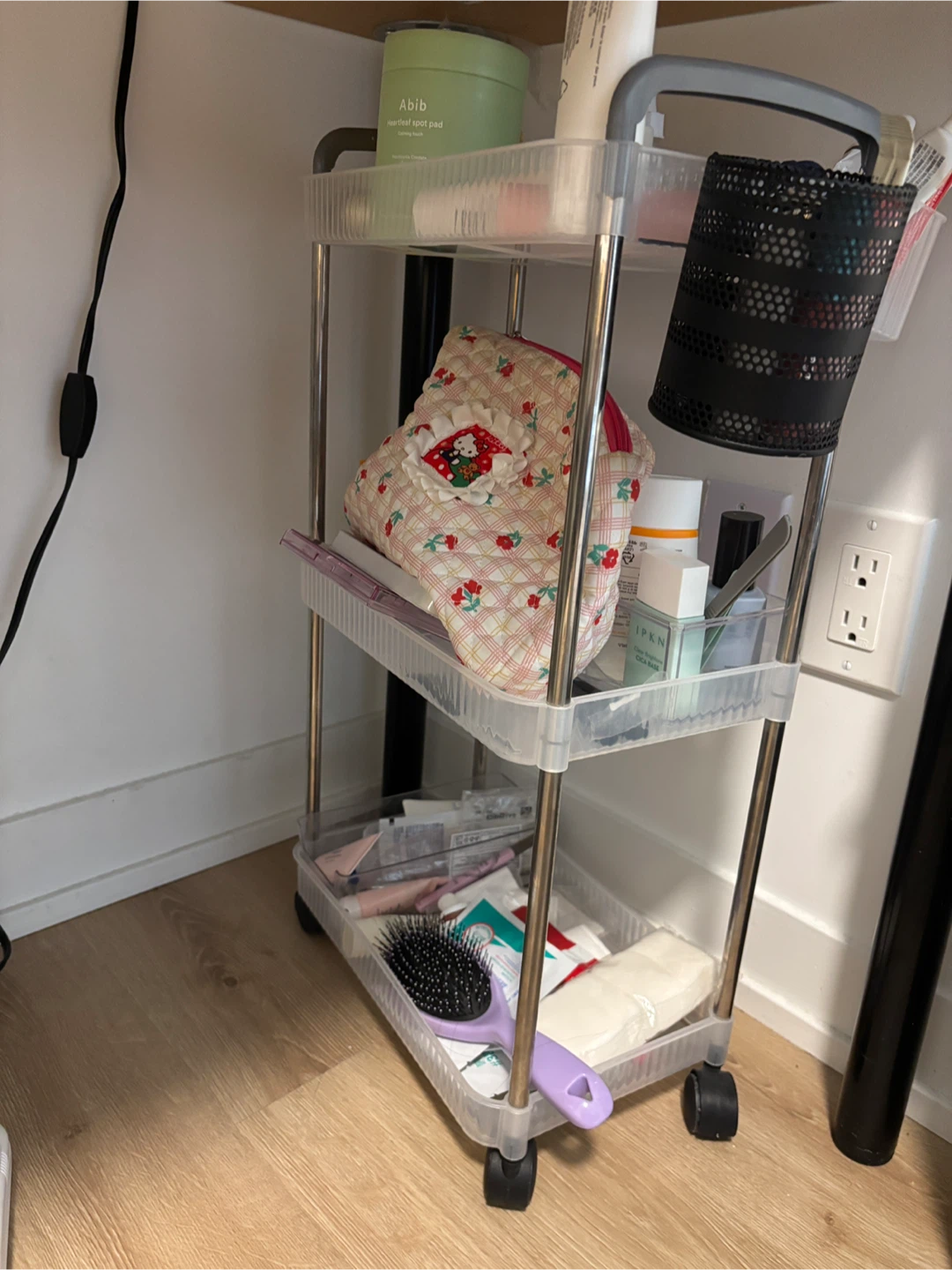 3-Tier Rolling Storage Cart