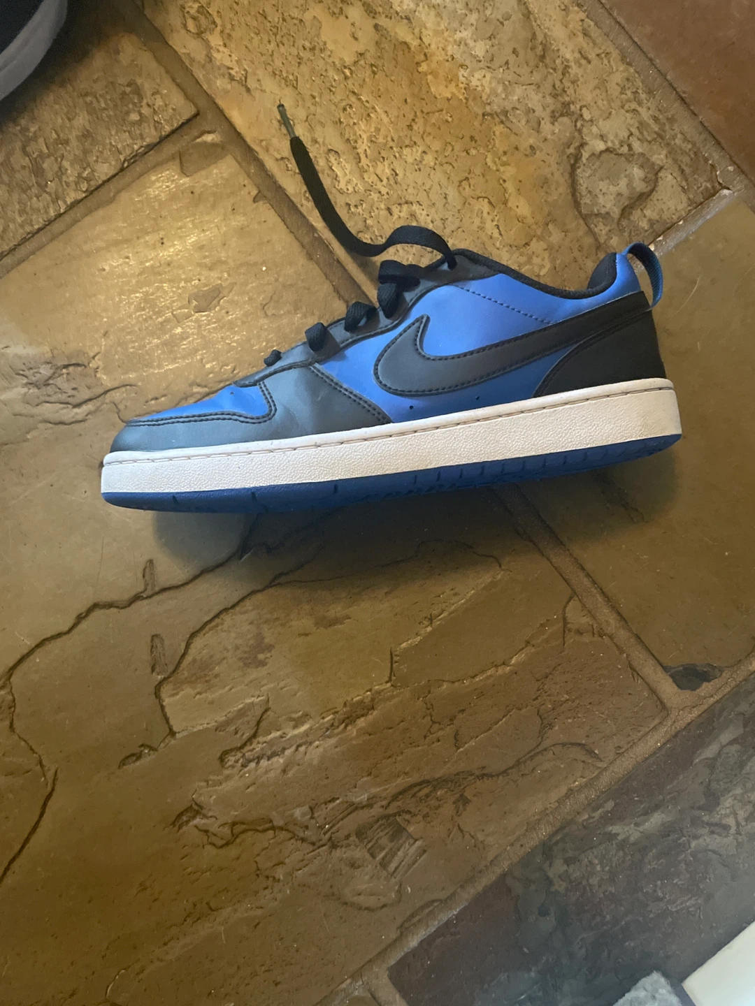 (USED)Nike Court Borough Low Recrafts - Blue/Black - photo 2