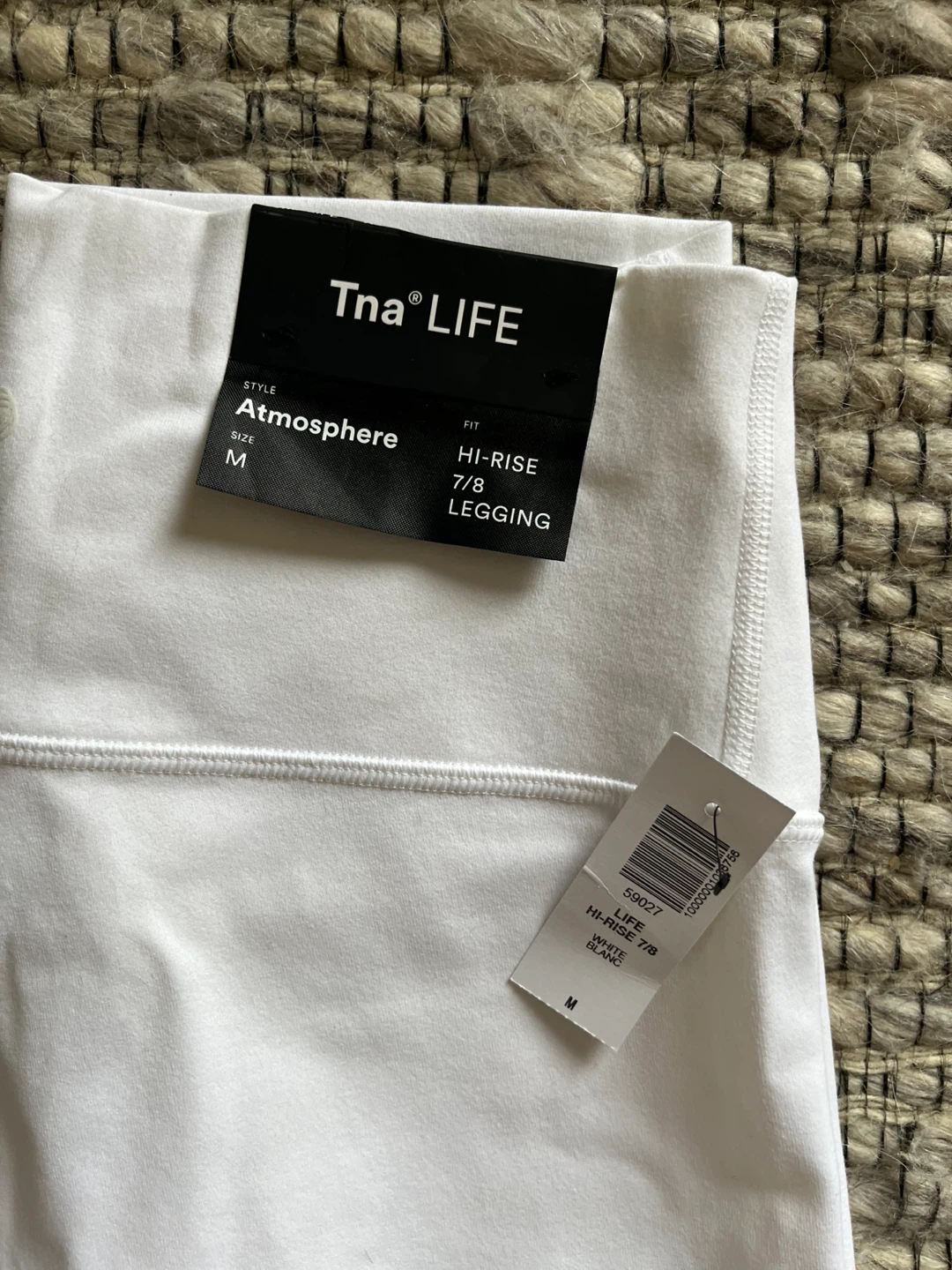 Brand New w Tags Tna  Hi-Rise 7/8 Leggings White Size M - photo 2