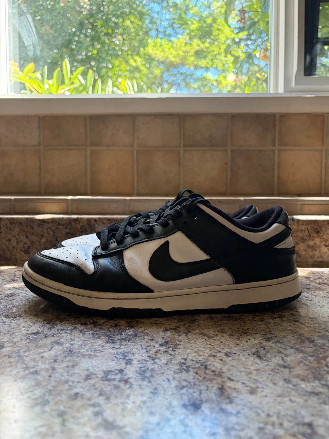 Nike Dunk Low Black White Sneakers - photo 3