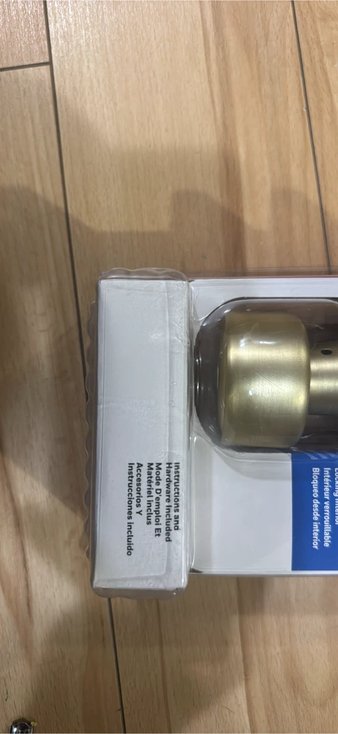 Honeywell Privacy Door Knob - Satin Gold - photo 4