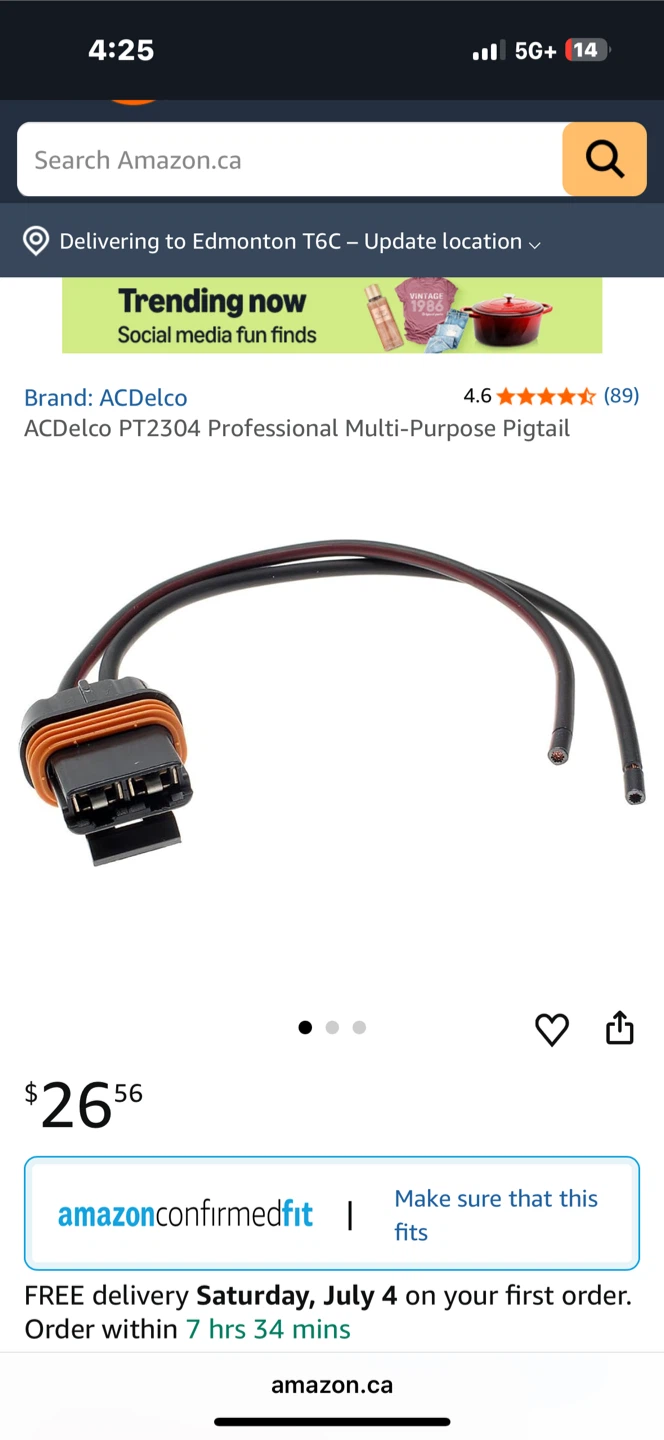 ACDelco PT2304 Professional Multi-Purpose Pigtail - photo 3
