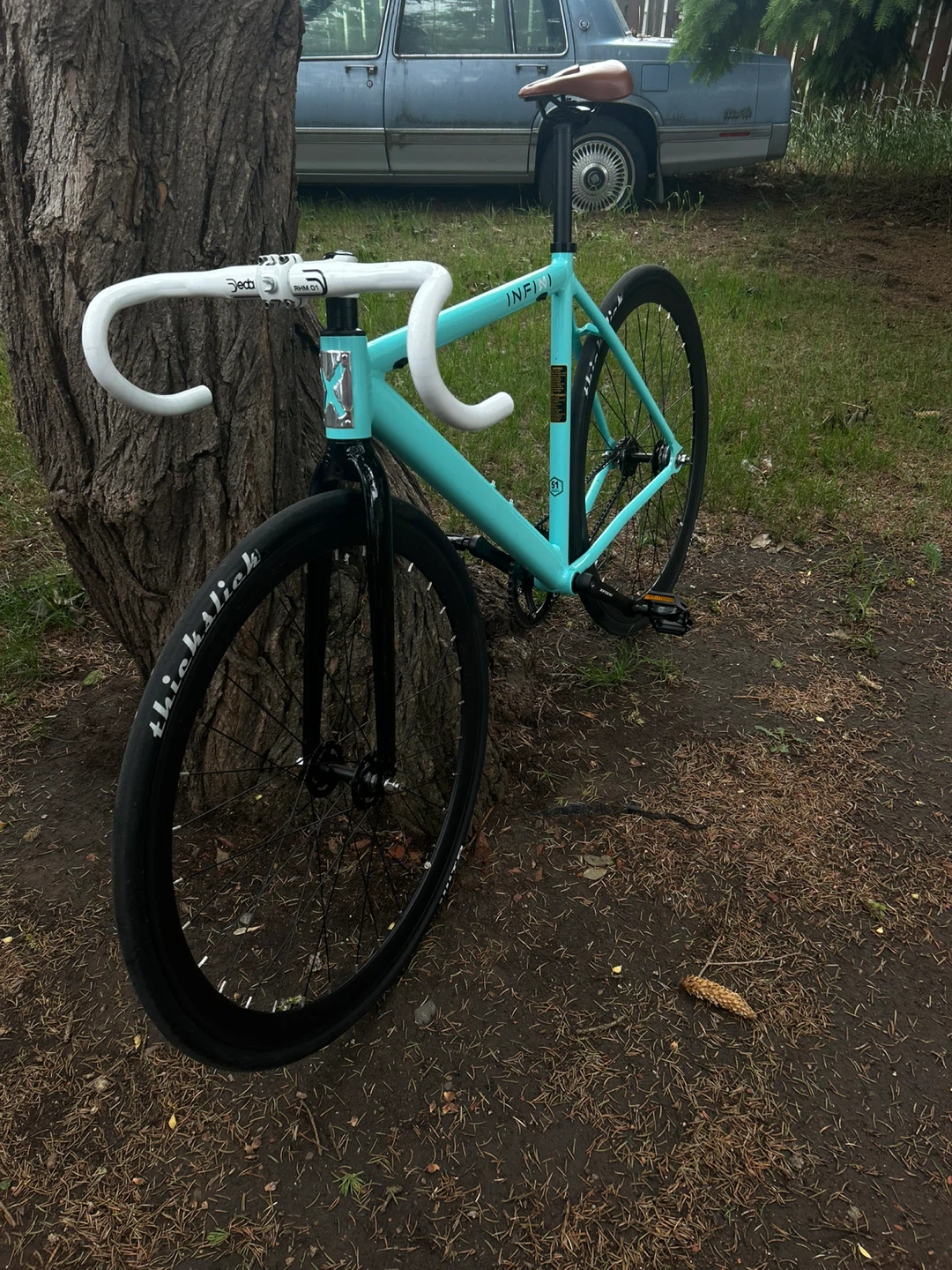 Infinity Fixed Gear Bike - Teal - photo 2
