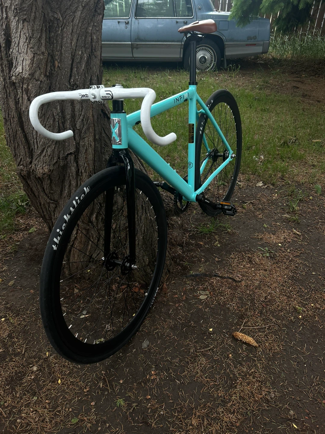 Infinity Fixed Gear Bike - Teal - photo 3