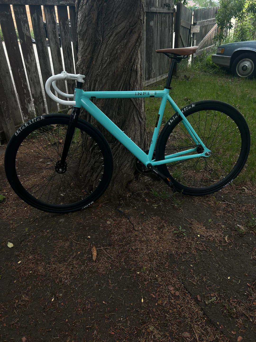 Infinity Fixed Gear Bike - Teal - photo 4