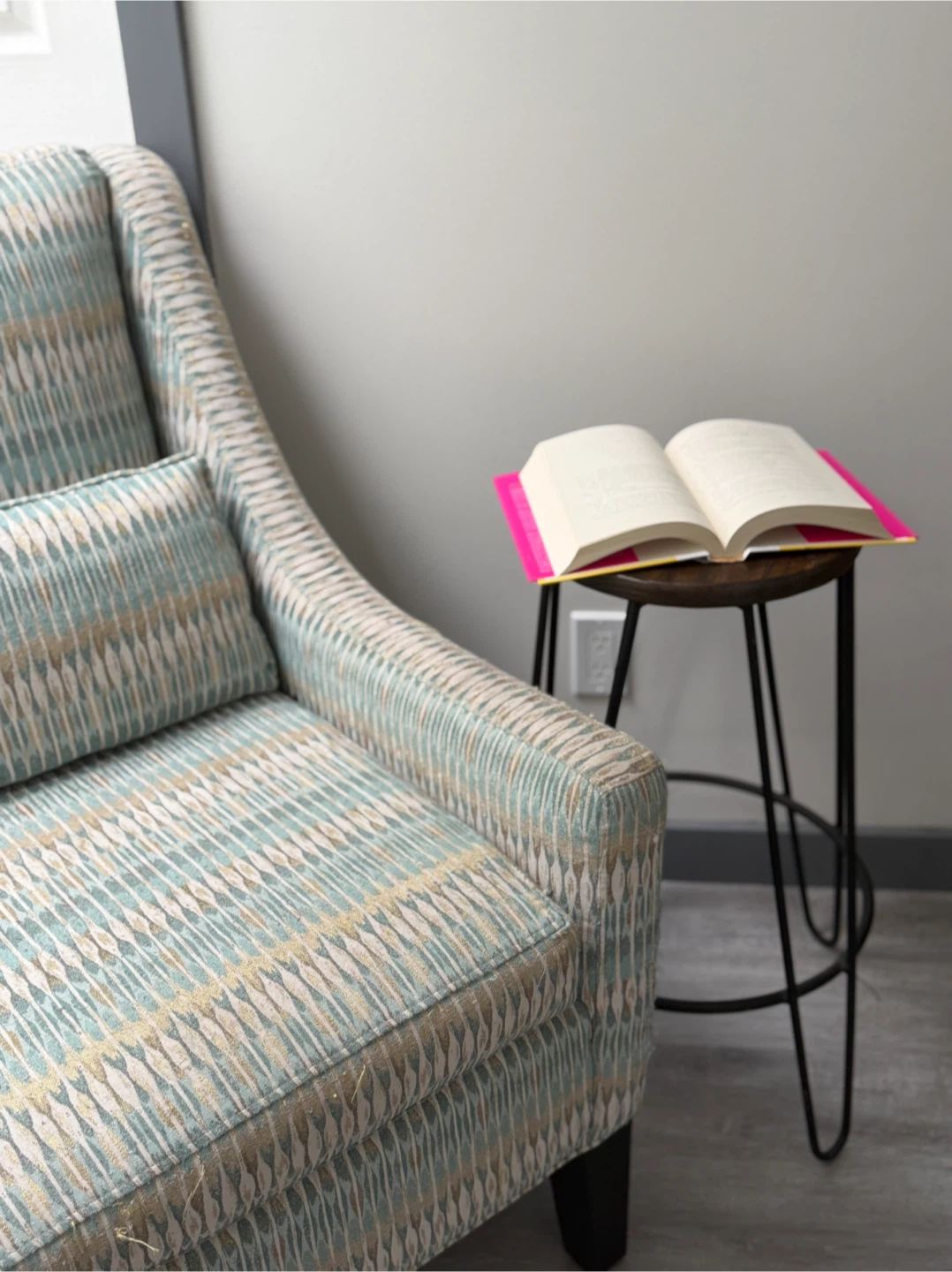 The Living Lab Furniture Co. Wooden Top Bar Stool - photo 2