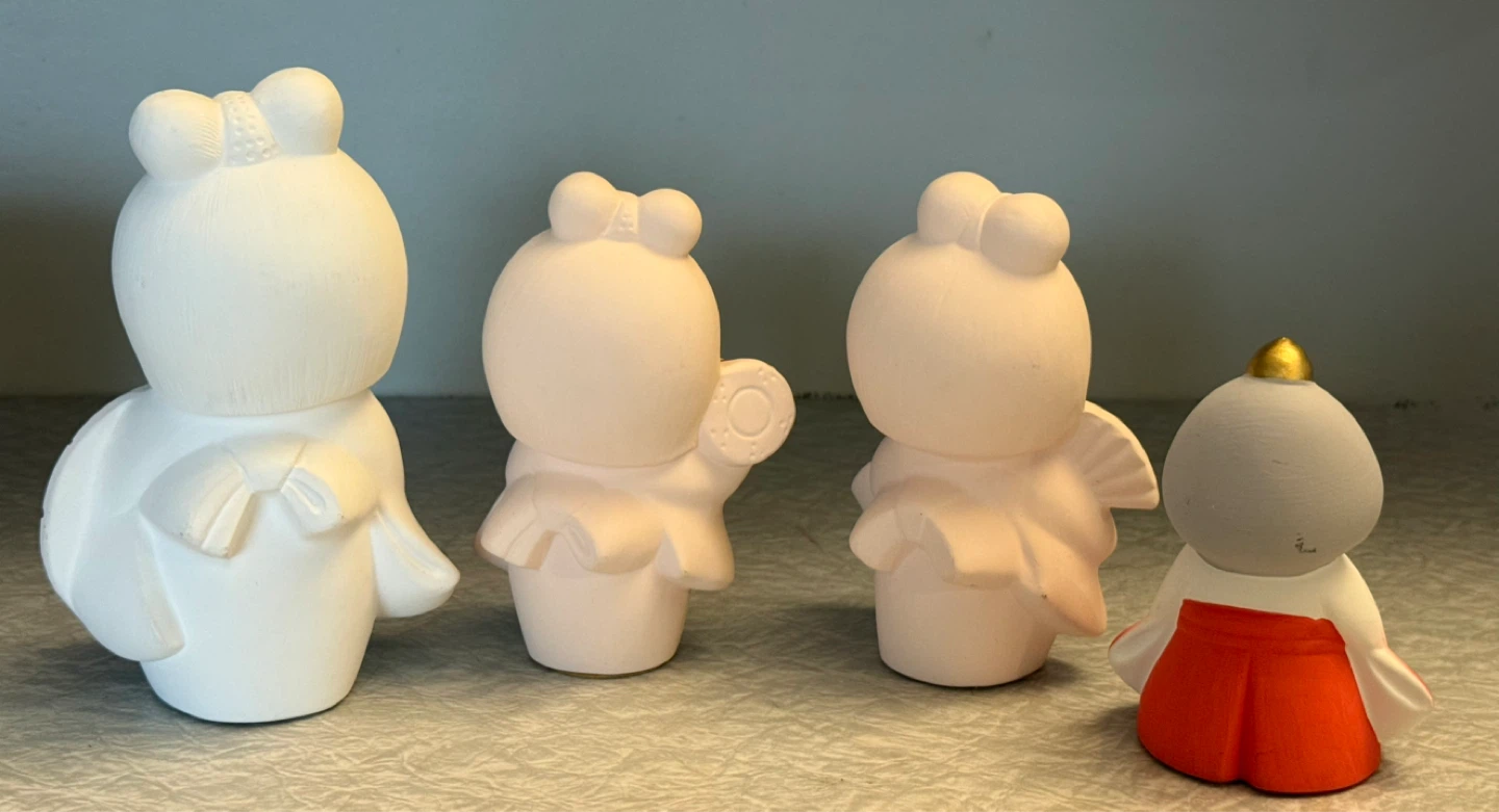 Vintage Hakata Bisque Porcelain Figures - photo 2