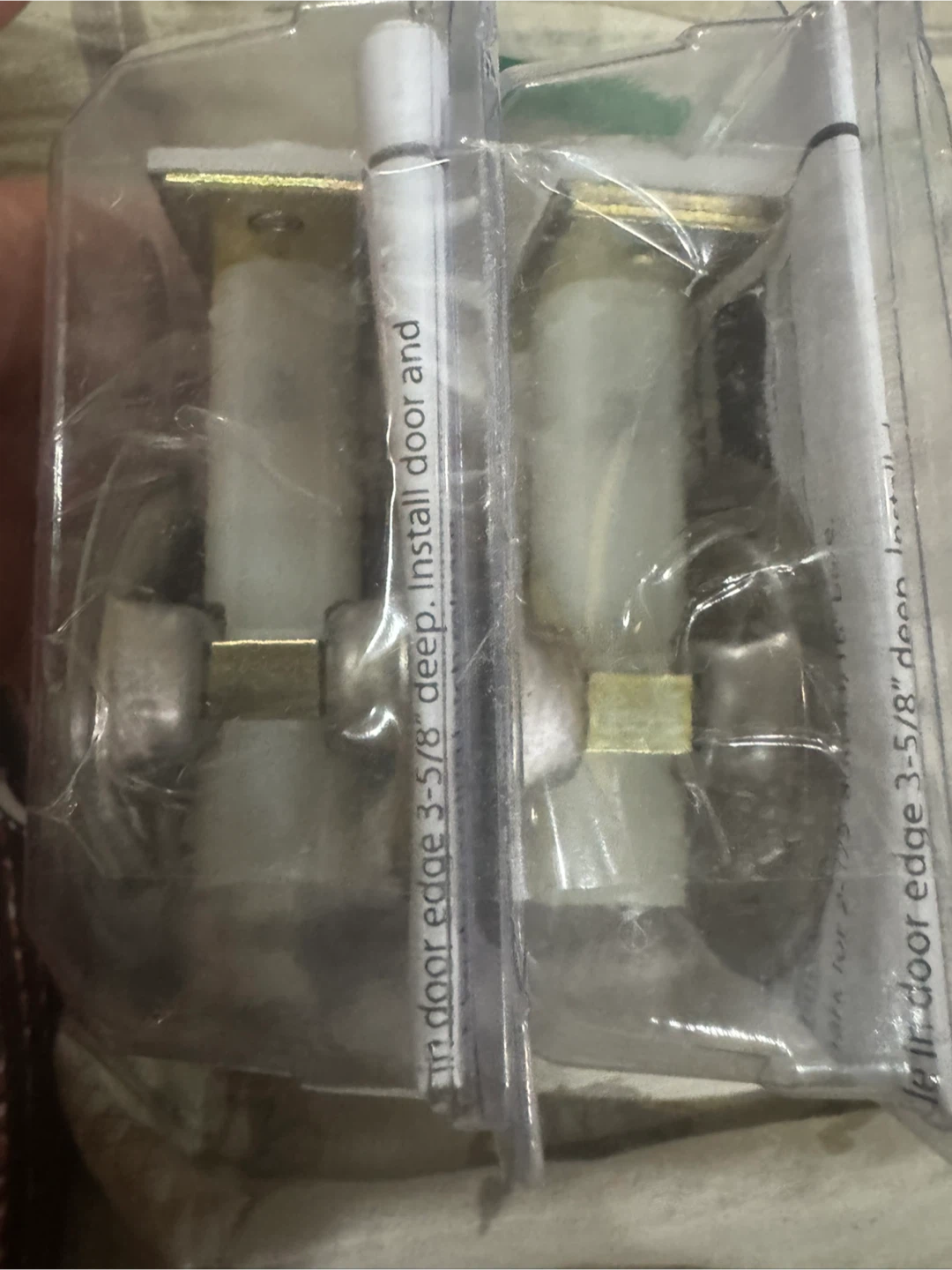 SGA Round Passage Handle with Latch for Pocket Door - photo 3