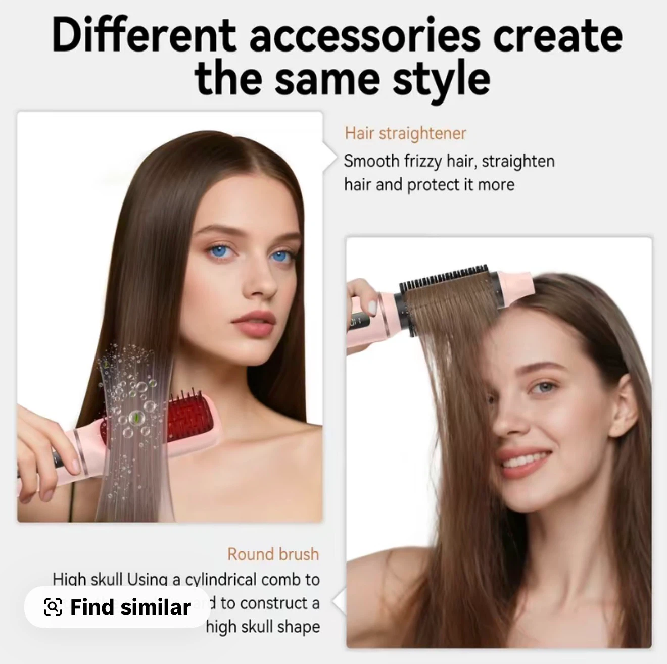 ATOPSKINS 5-in-1 Hairstyle Hot Air Brush - photo 4