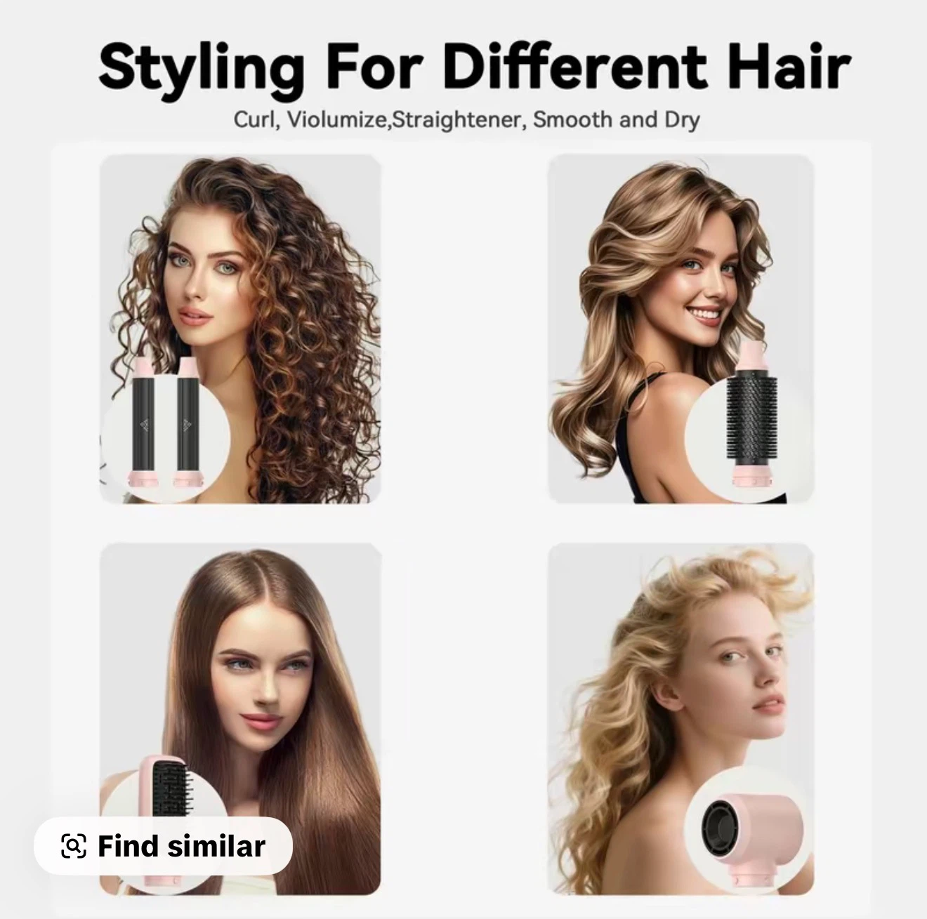 ATOPSKINS 5-in-1 Hairstyle Hot Air Brush - photo 5