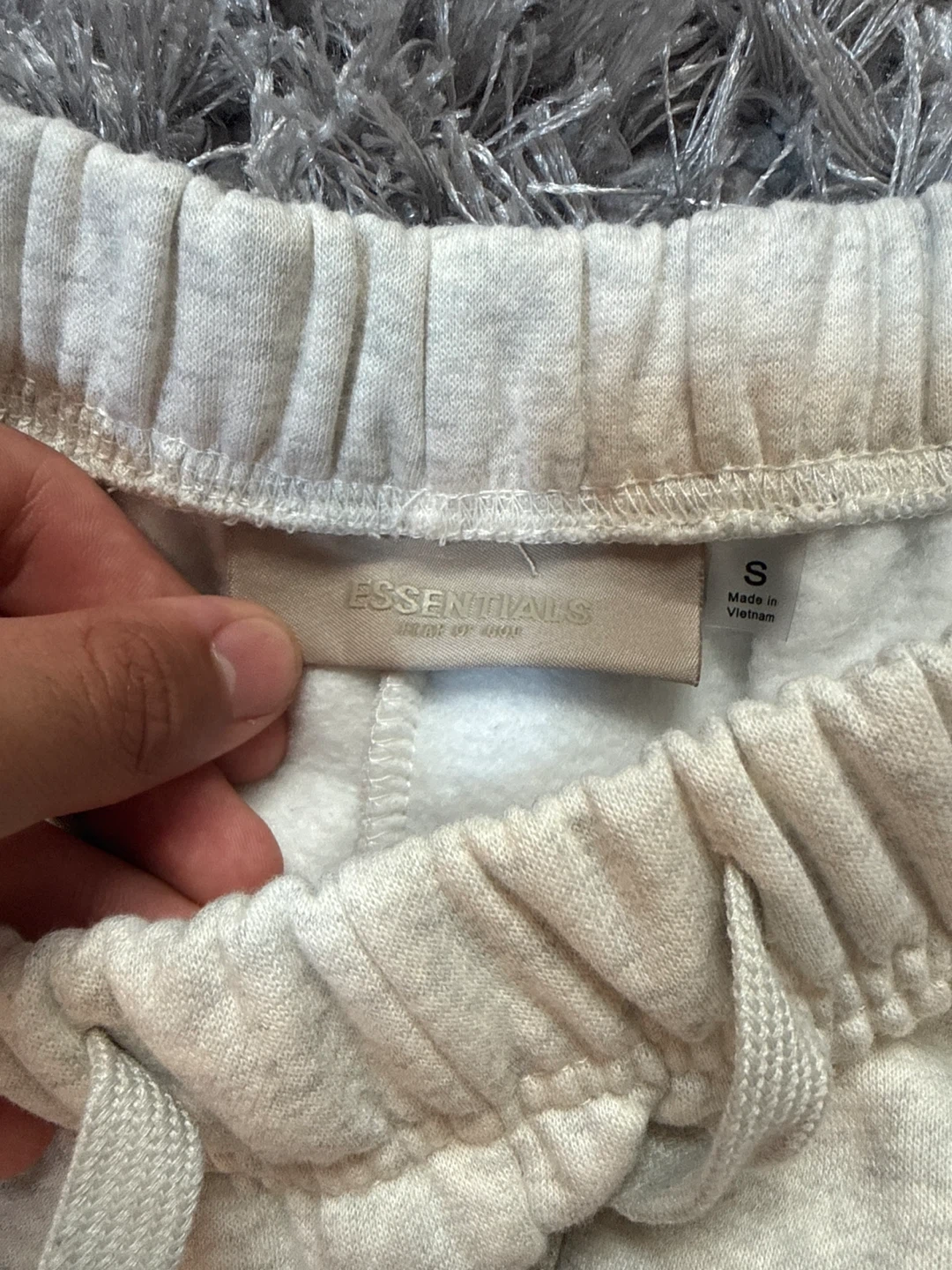 ESSENTIALS Fear of God Sweatpants - Grey - Size S - photo 4