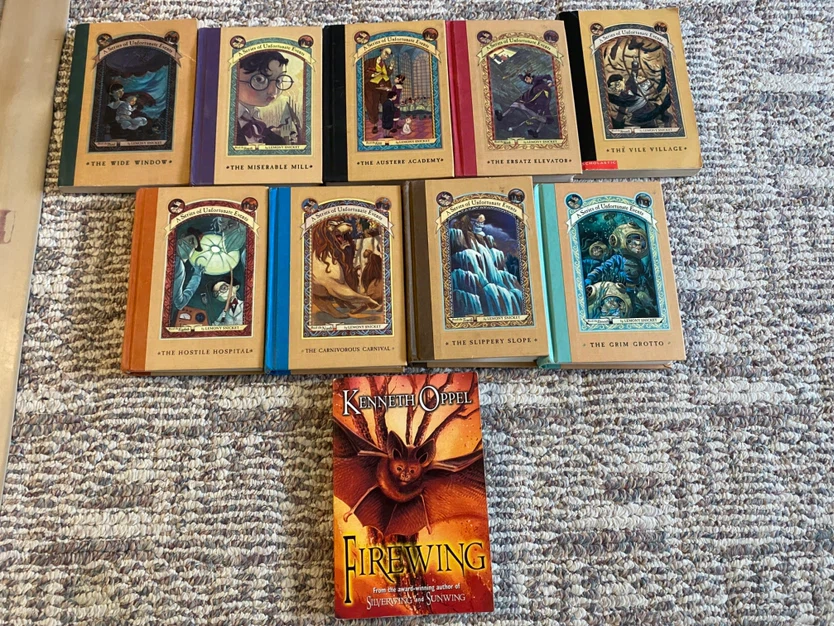 A Series of Unfortunate Events 3-11& Firewing by Kenneth Oppel