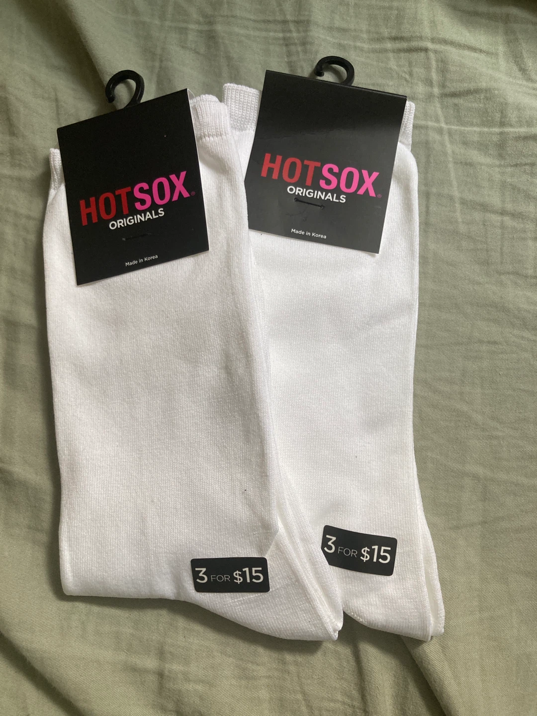 New White Socks - 2 Pack