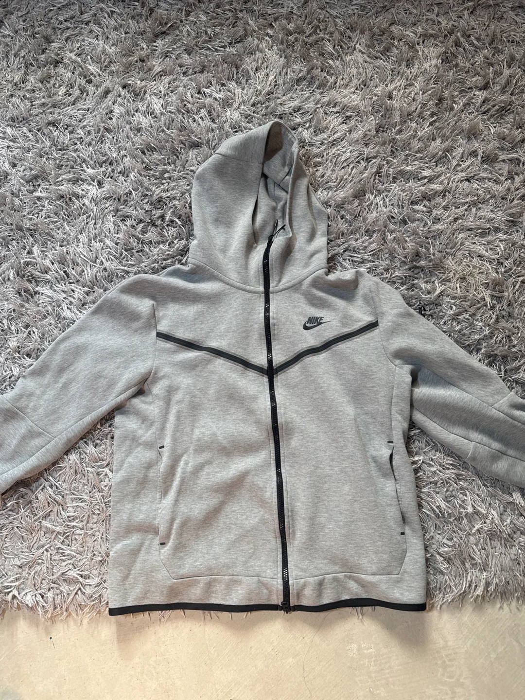 Nike Tech Fleece Hoodie Grey Size M