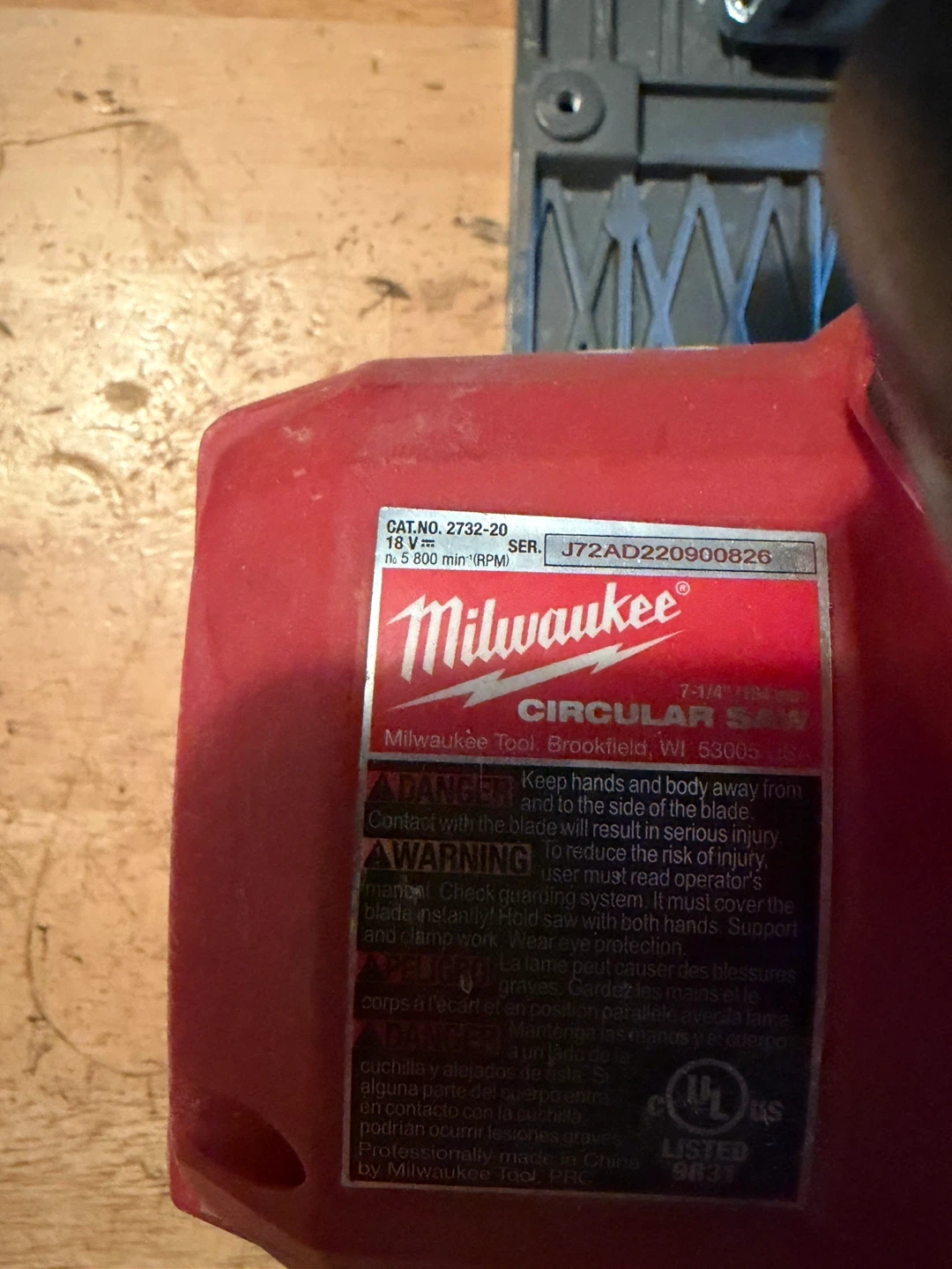 Milwaukee circular  saw and forge battery - photo 3