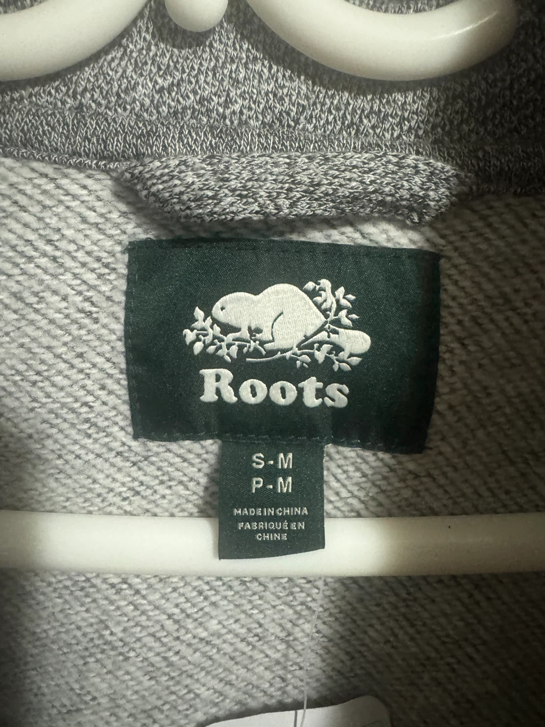 Roots Salt & Pepper Hooded Robe - Size S/M - photo 4