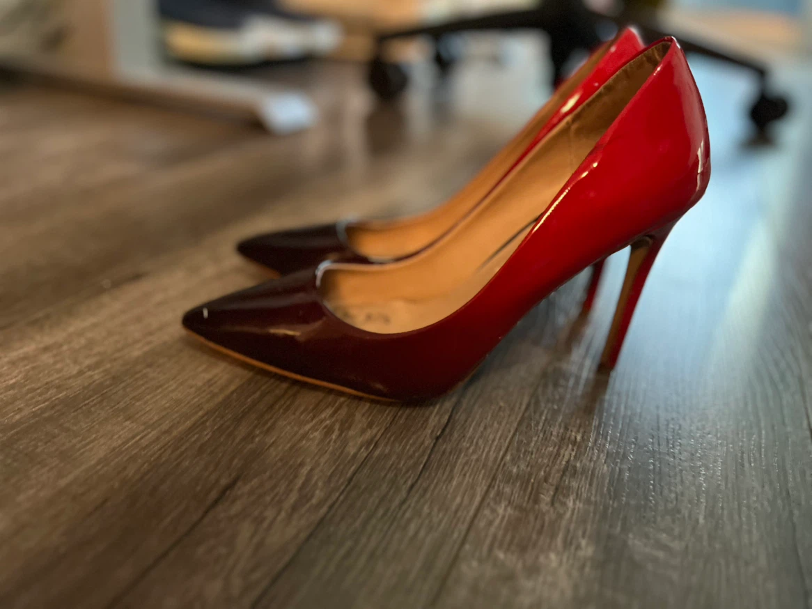 Women's Red Patent Heels - photo 3