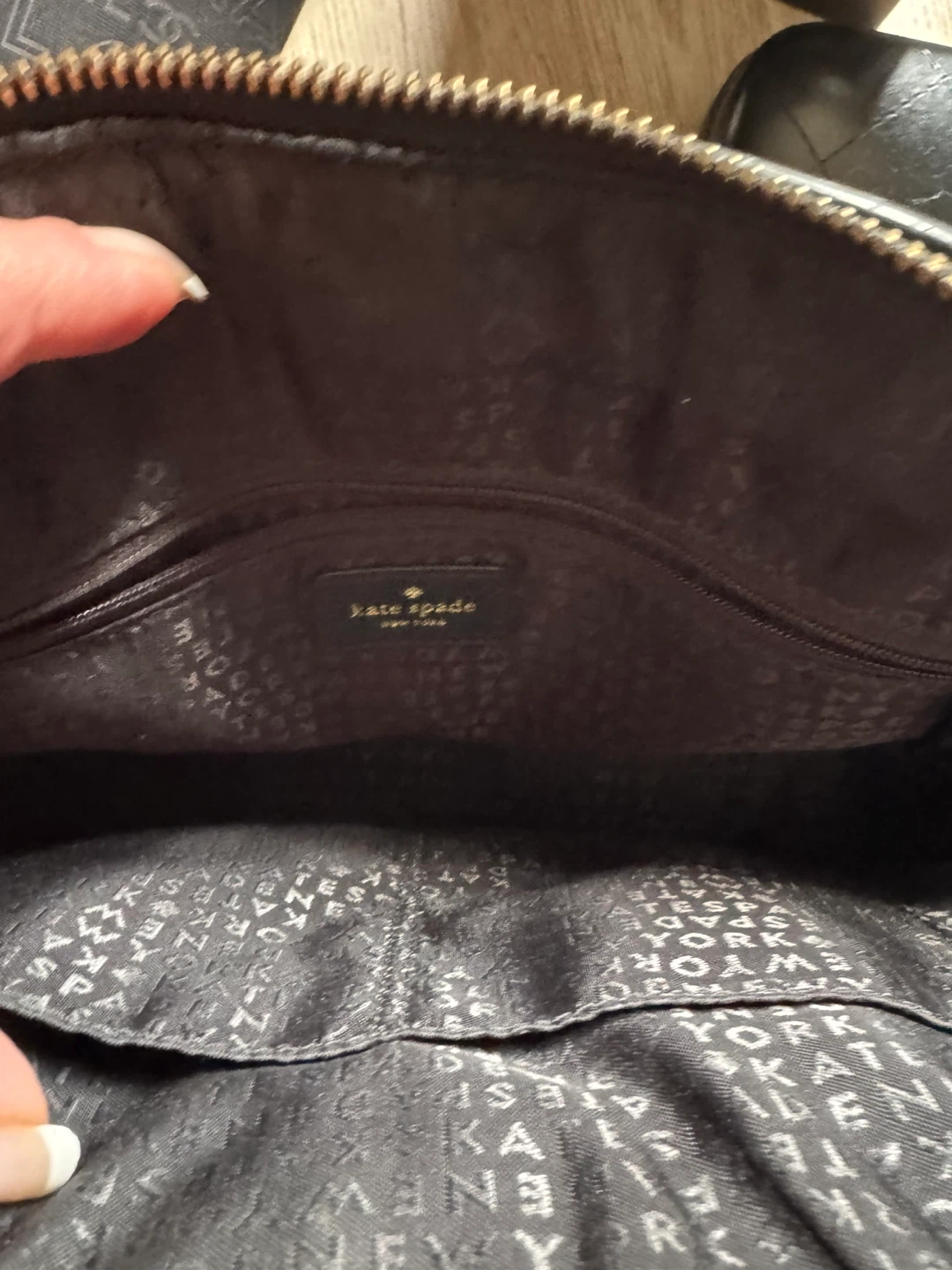 Kate Spade Black Leather Satchel Handbag - photo 4