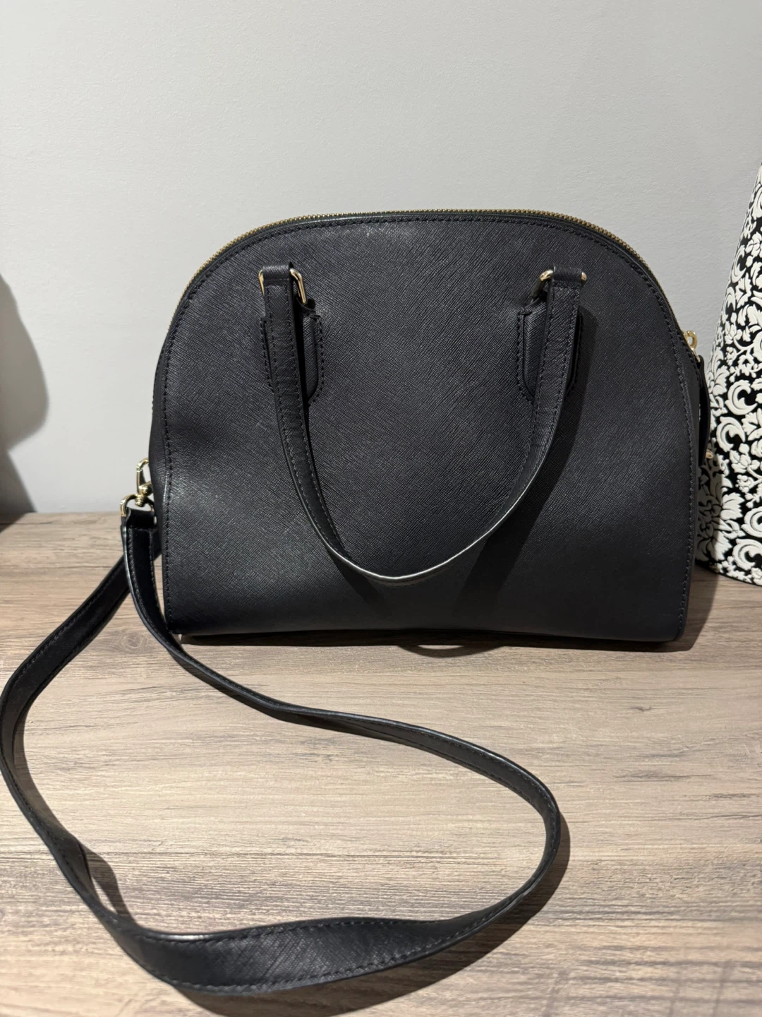 Kate Spade Black Leather Satchel Handbag - photo 2