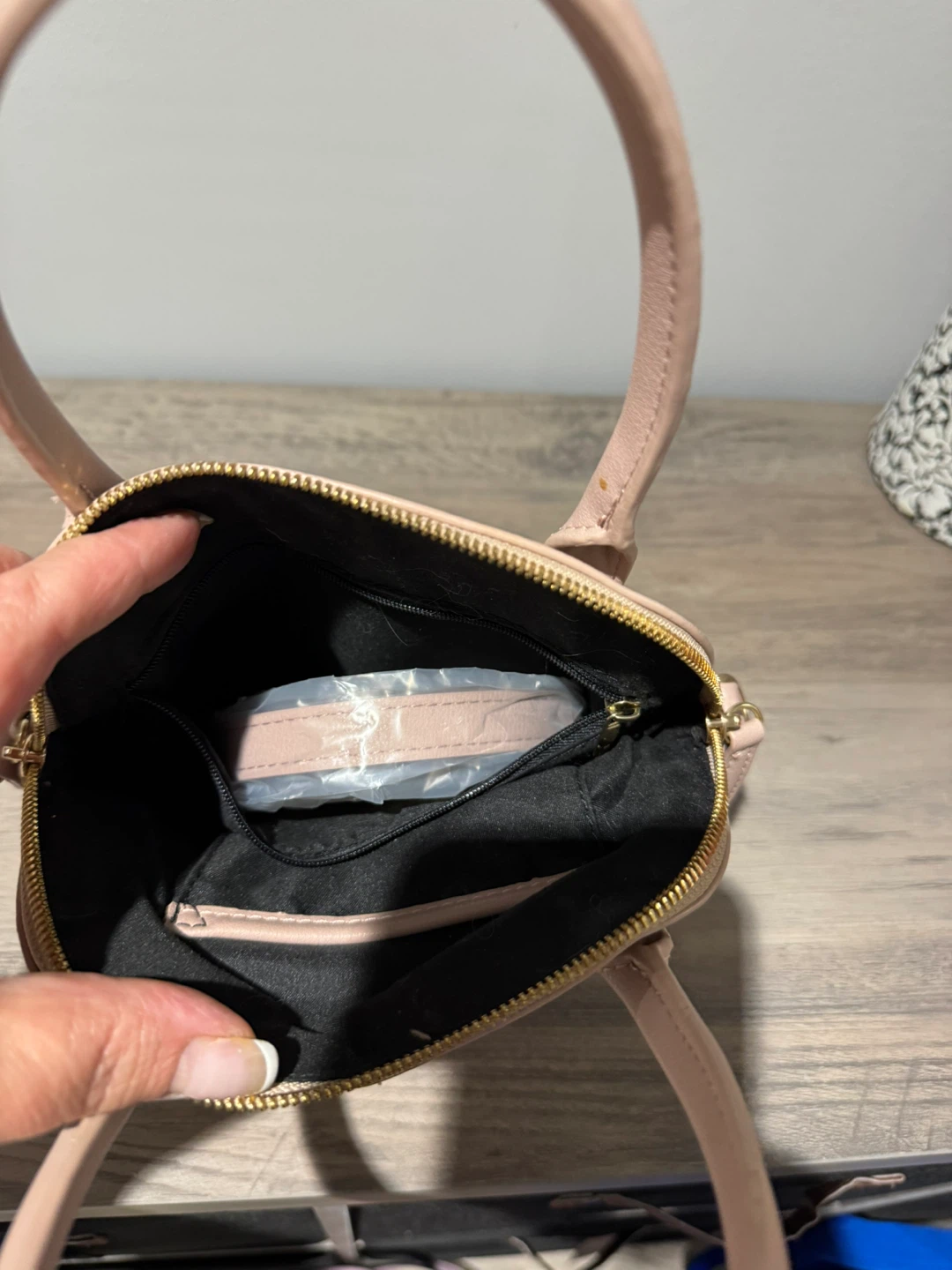 Pink Dome Handbag with Matching Cardholder - photo 3