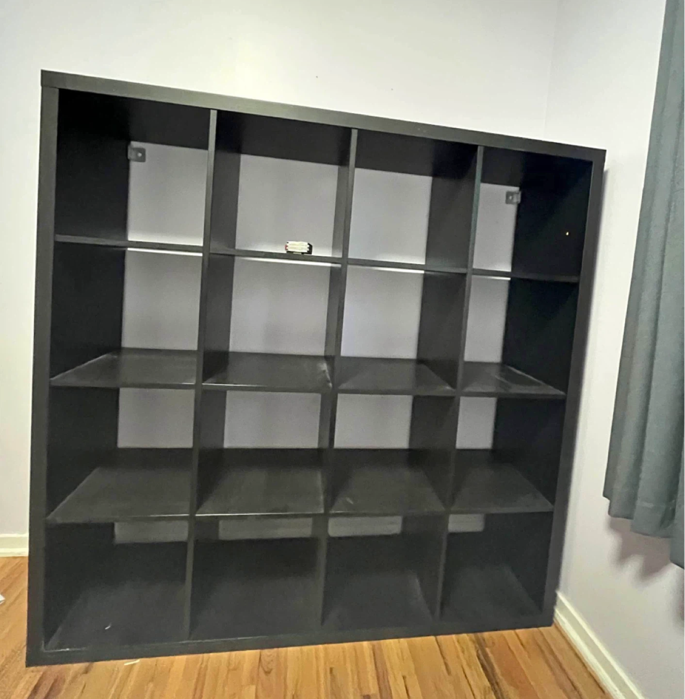 IKEA KALLAX 4x4 shelf black brown