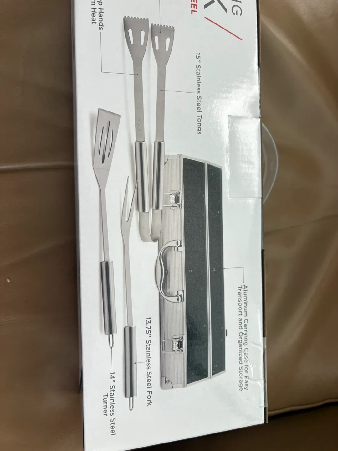 Wolfgang Puck 3 Piece Stainless Steel BBQ Tools - photo 2