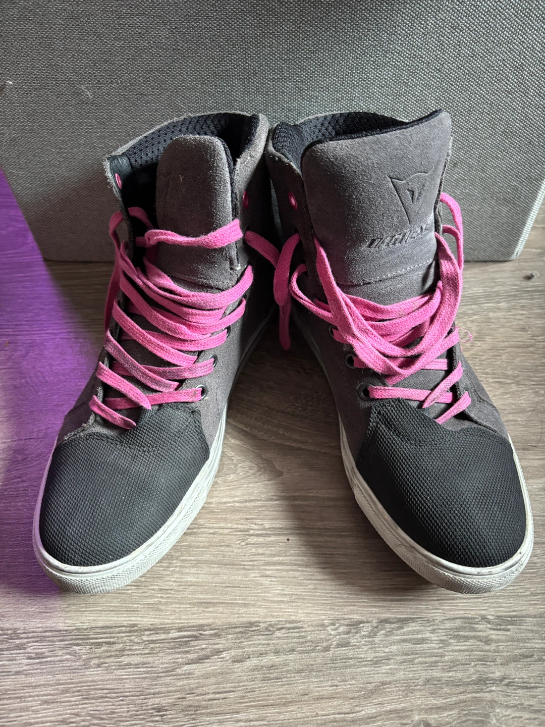 2017 Dainese Women's Motorcycle Boots Grey/Pink Size 6 - photo 2