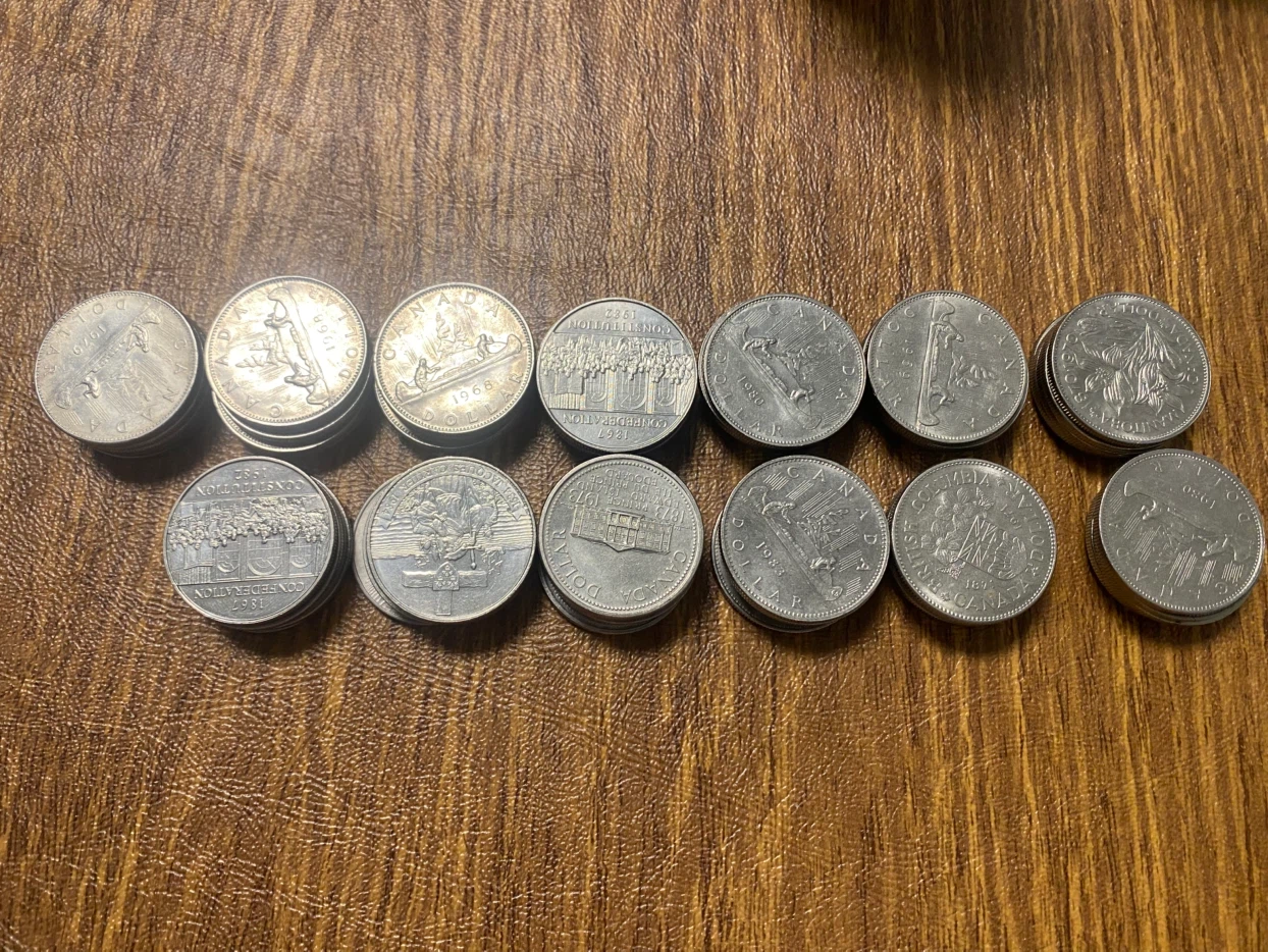 Collection of Canadian Nickel Dollars - photo 2