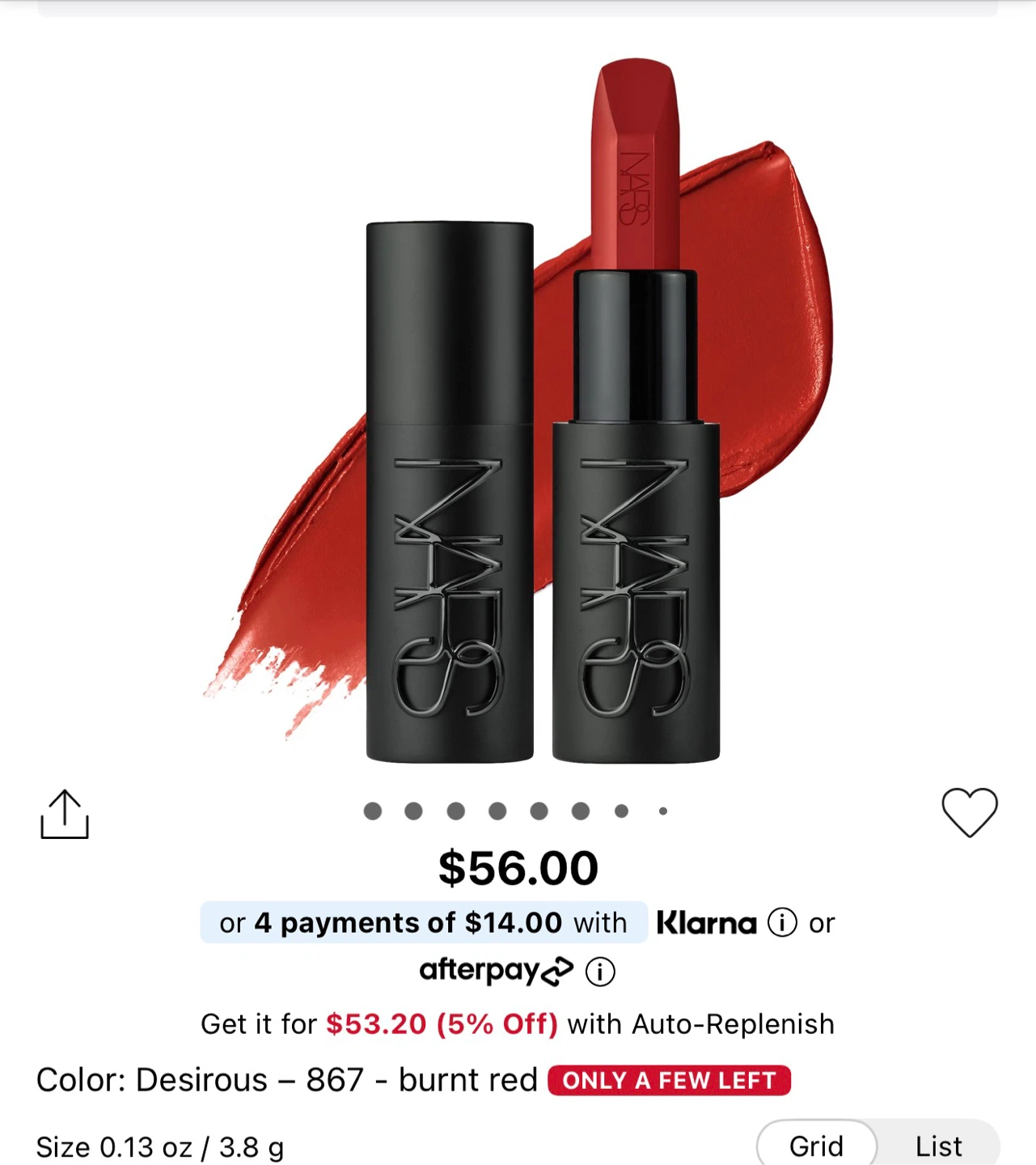 NARS Velvet Matte Lipstick - photo 2