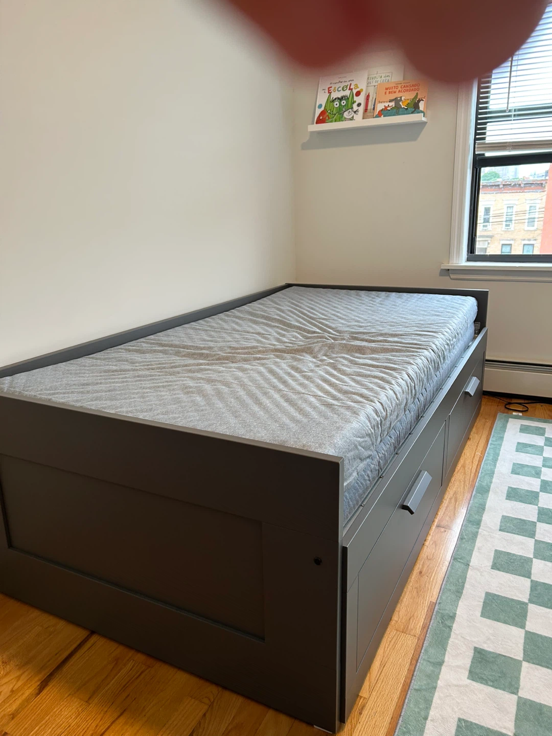 Grey Twin Daybed with Storage Drawers - photo 3