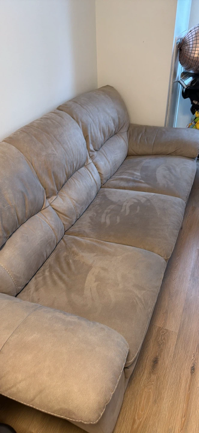 Taupe 3-Seater Sofa - photo 2