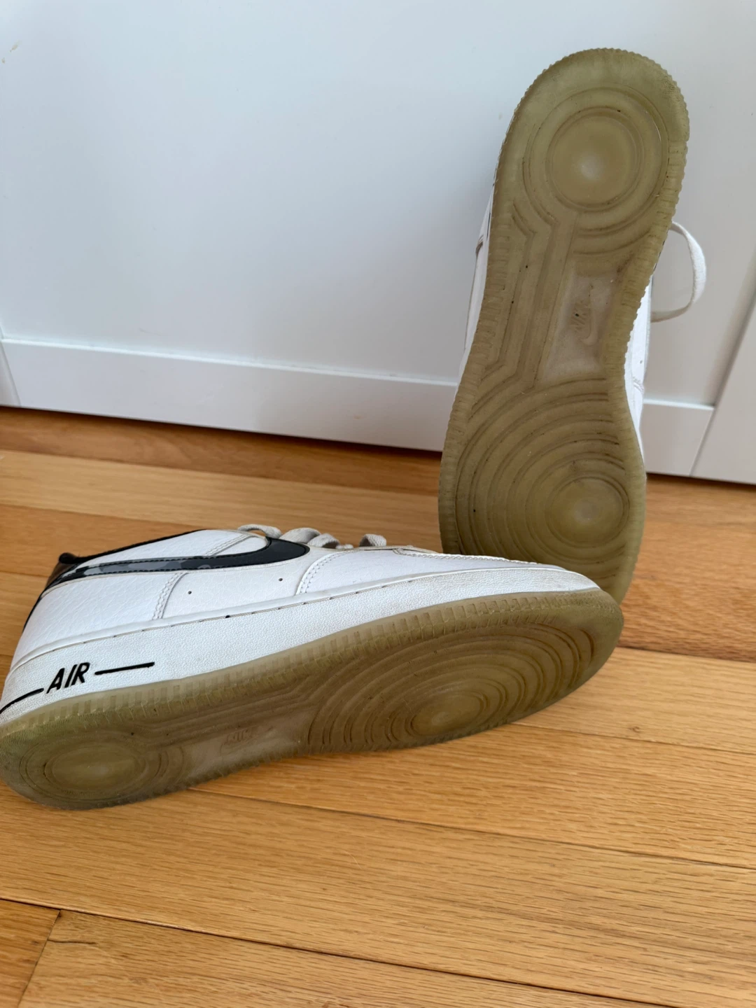 Nike Air Force 1 Low White/Black Sneakers - photo 2
