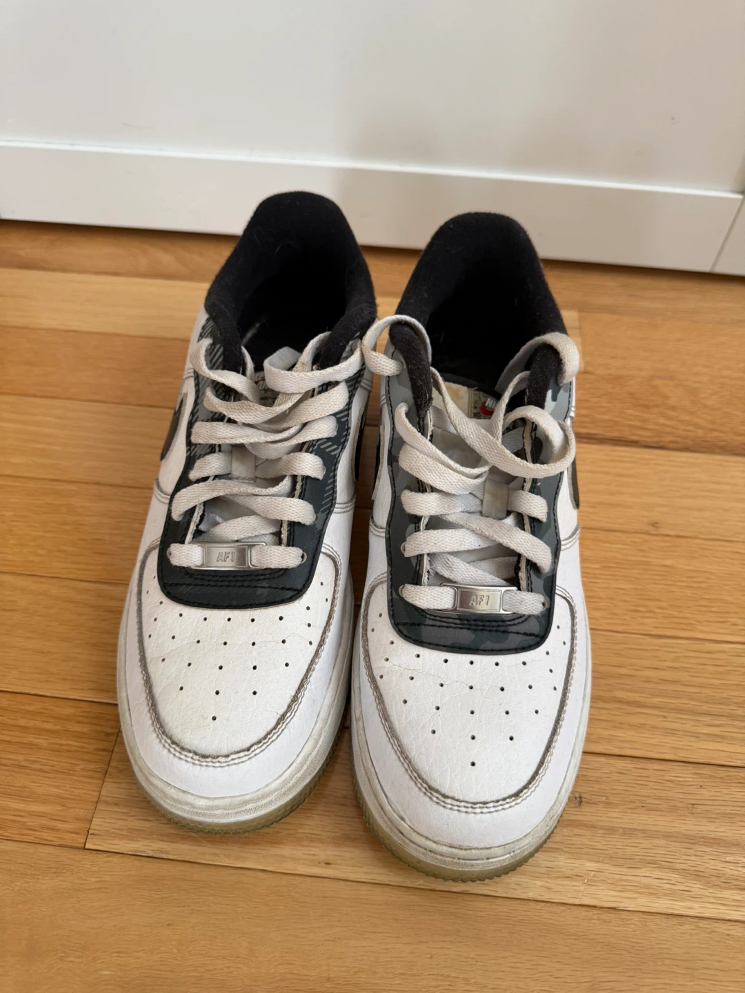 Nike Air Force 1 Low White/Black Sneakers - photo 4