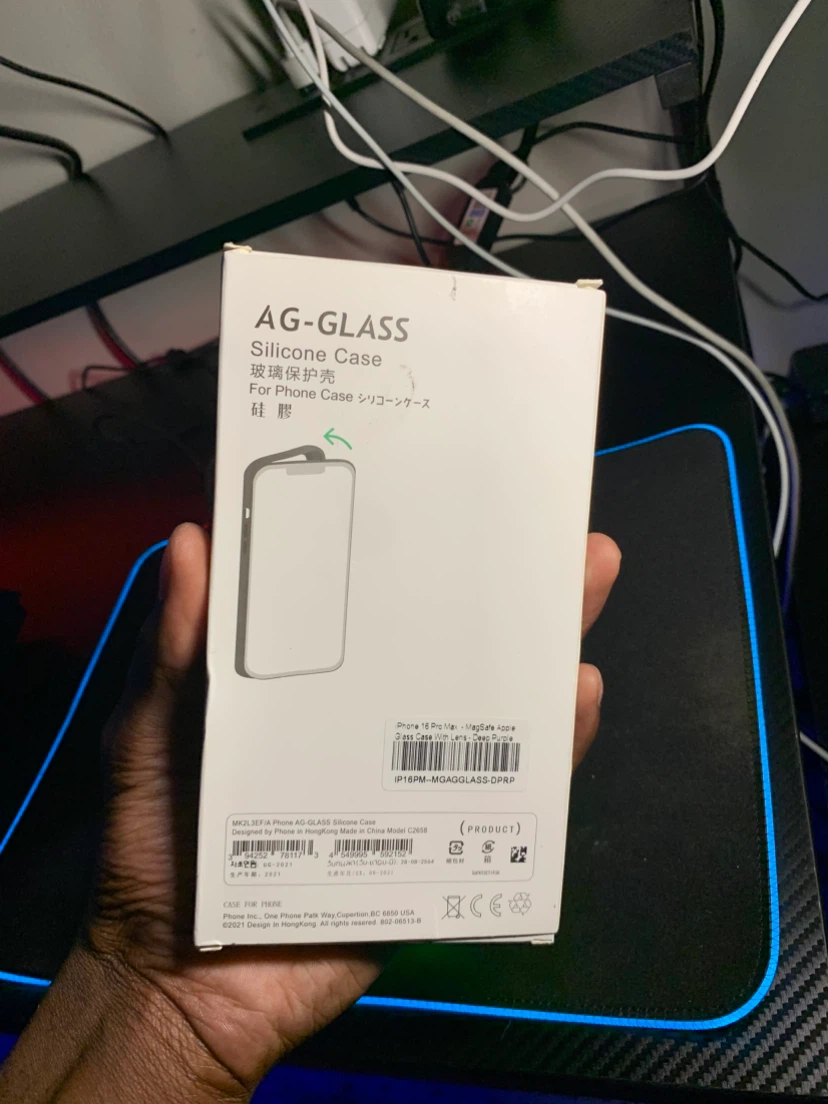 AG-GLASS Silicone Case for iPhone 16 Pro Max - photo 5