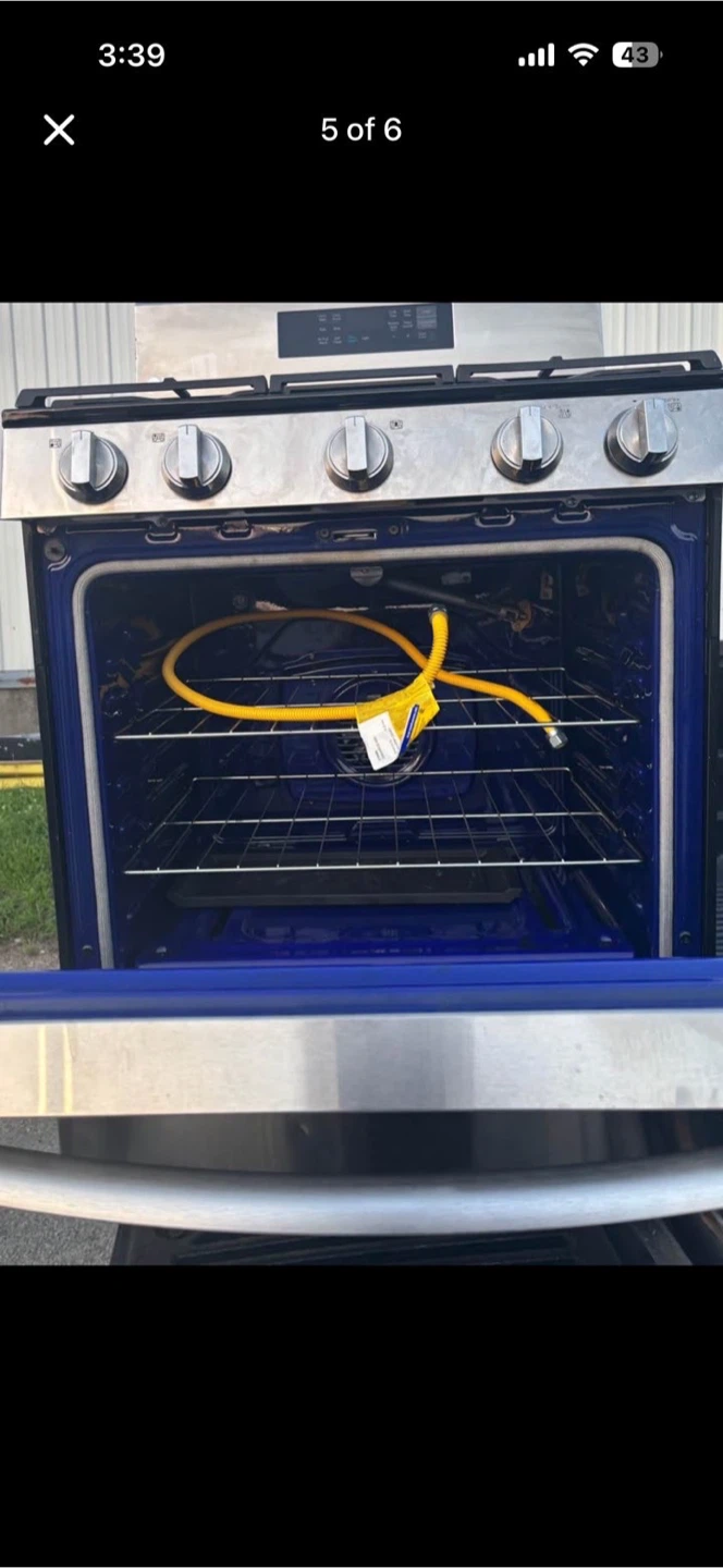 LG Stainless Steel Gas Range - photo 5