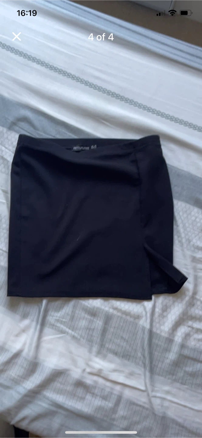 PrettyLittleThing Black Mini Skirt