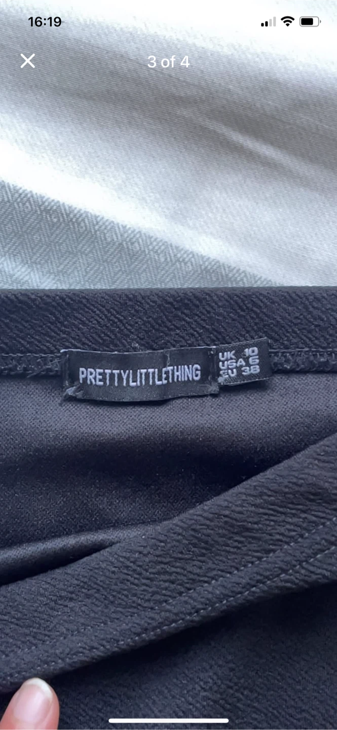 PrettyLittleThing Black Mini Skirt - photo 3