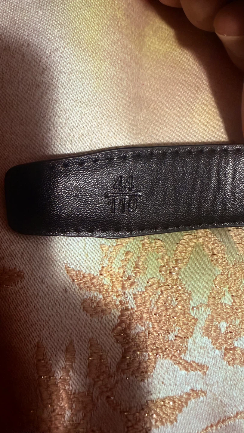 Yves Saint Laurent YSL Belt - Black Leather - photo 3