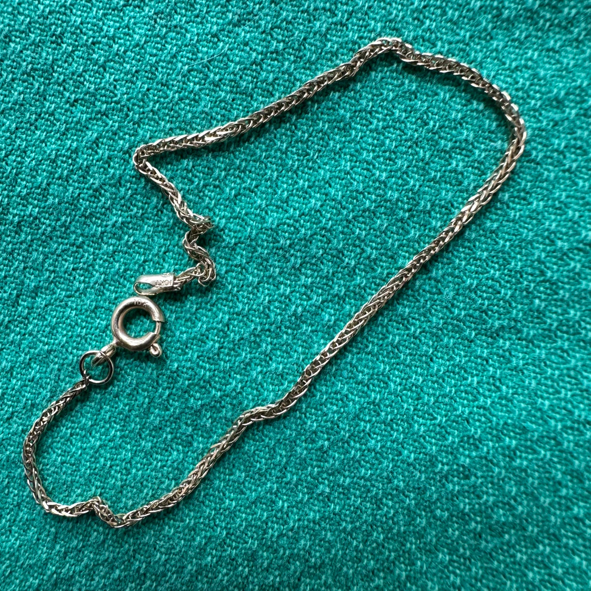 10K Gold Chain Bracelet