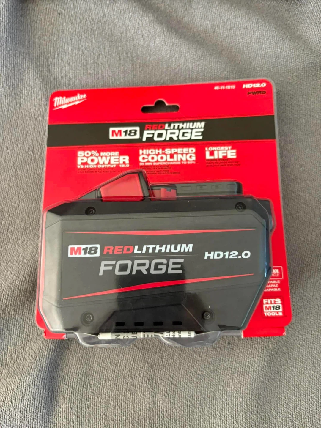 Milwaukee M18 REDLITHIUM FORGE HD12.0 Battery - photo 2
