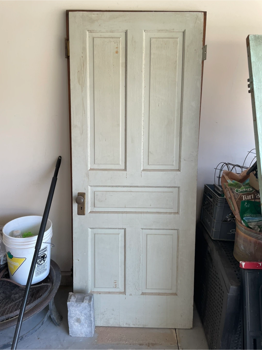 Wooden antique door