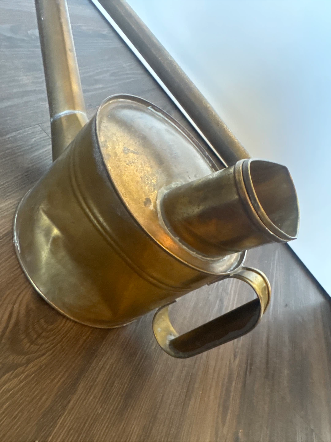 Vintage Brass Watering Can - photo 3