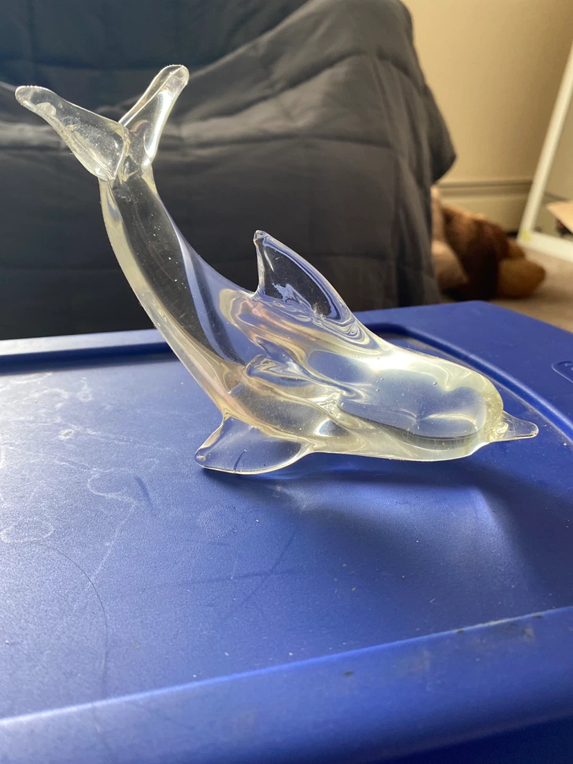 Glass dolphins