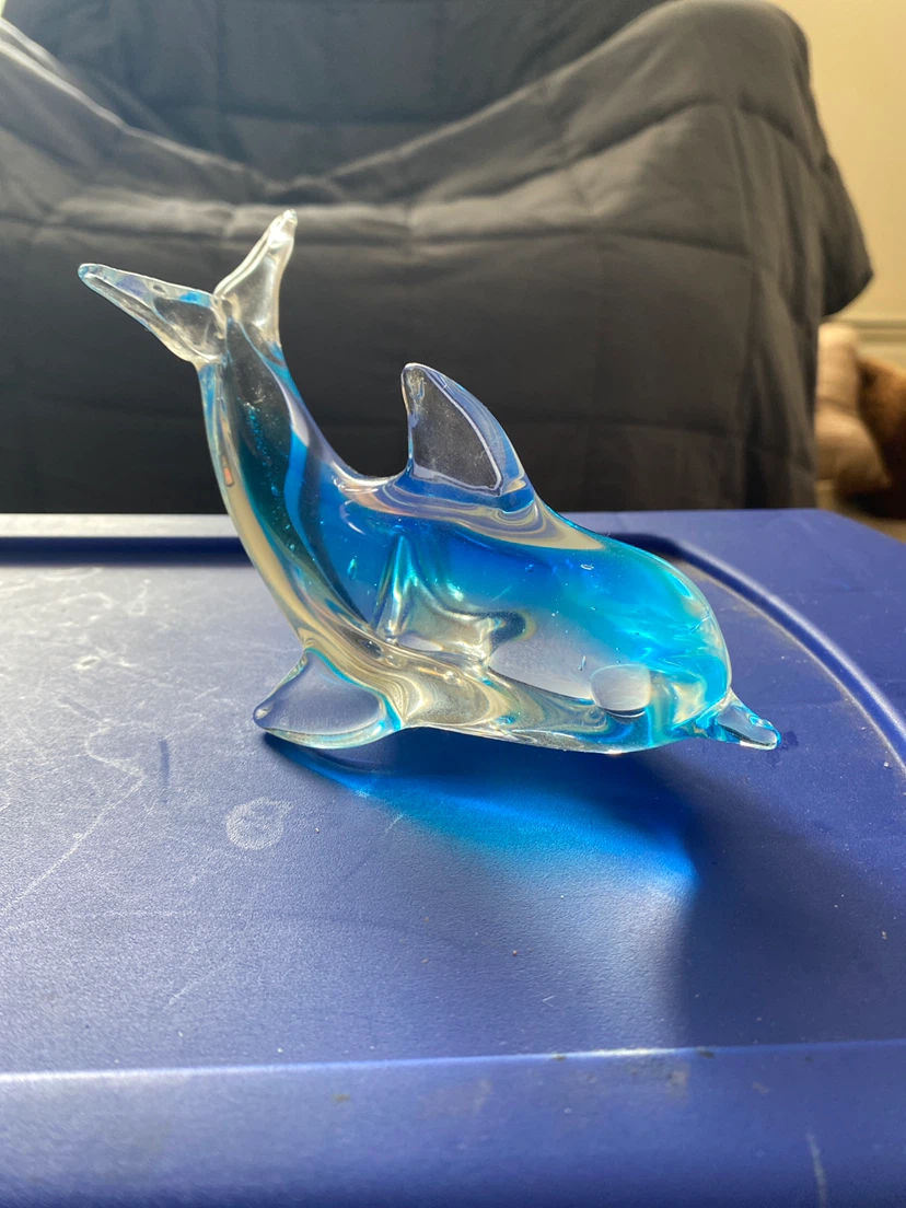 Glass dolphins - photo 2