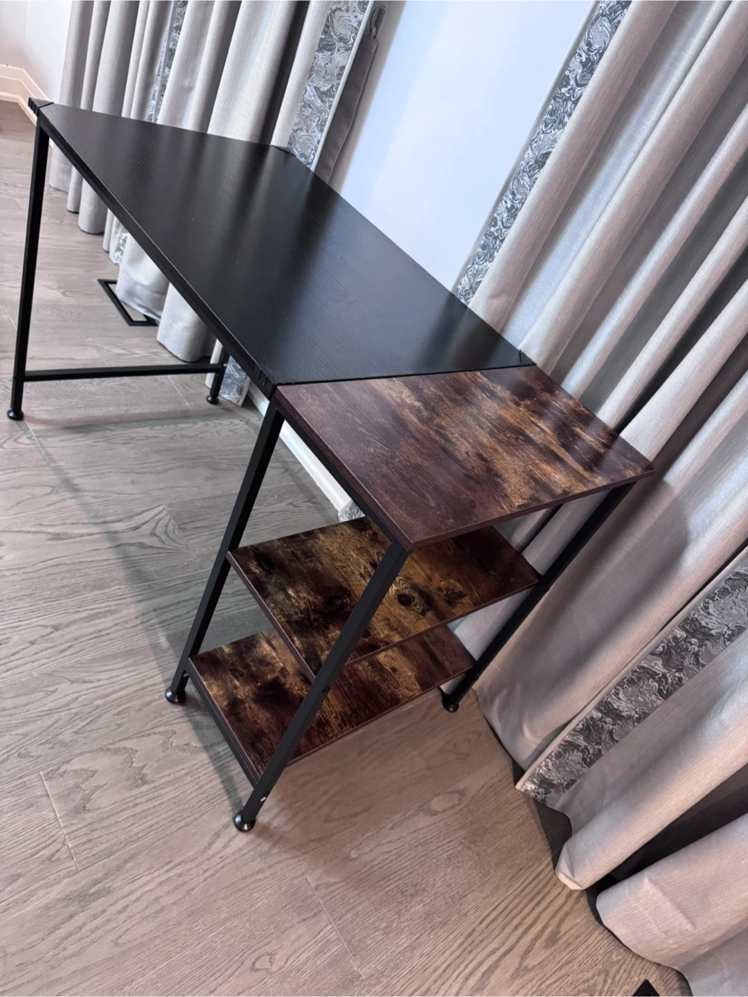Modern Computer Desk with Storage Shelves - photo 4