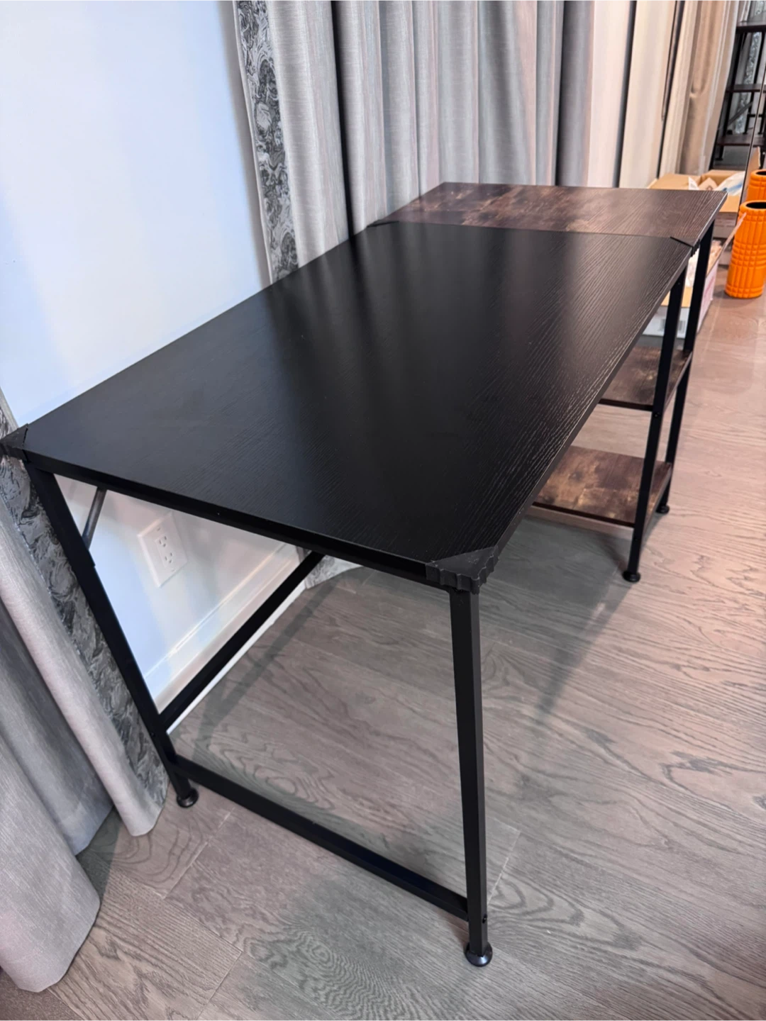 Modern Computer Desk with Storage Shelves - photo 5
