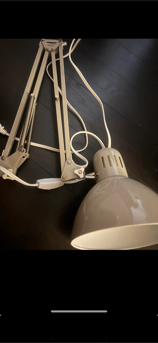 Tertial Cream Adjustable Desk Lamp - photo 2